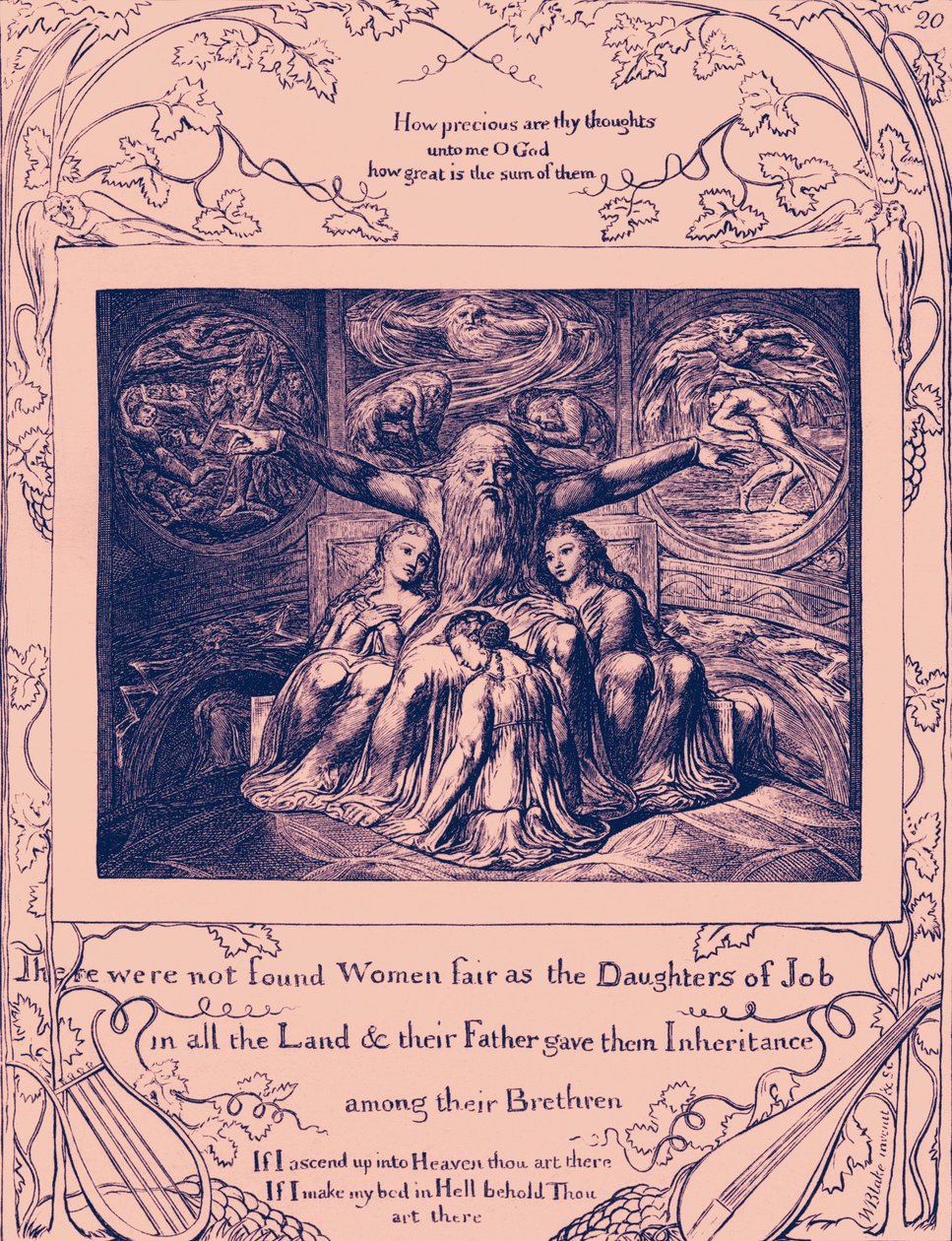 Das Buch Hiob, Illustrationen von William Blake von William Blake