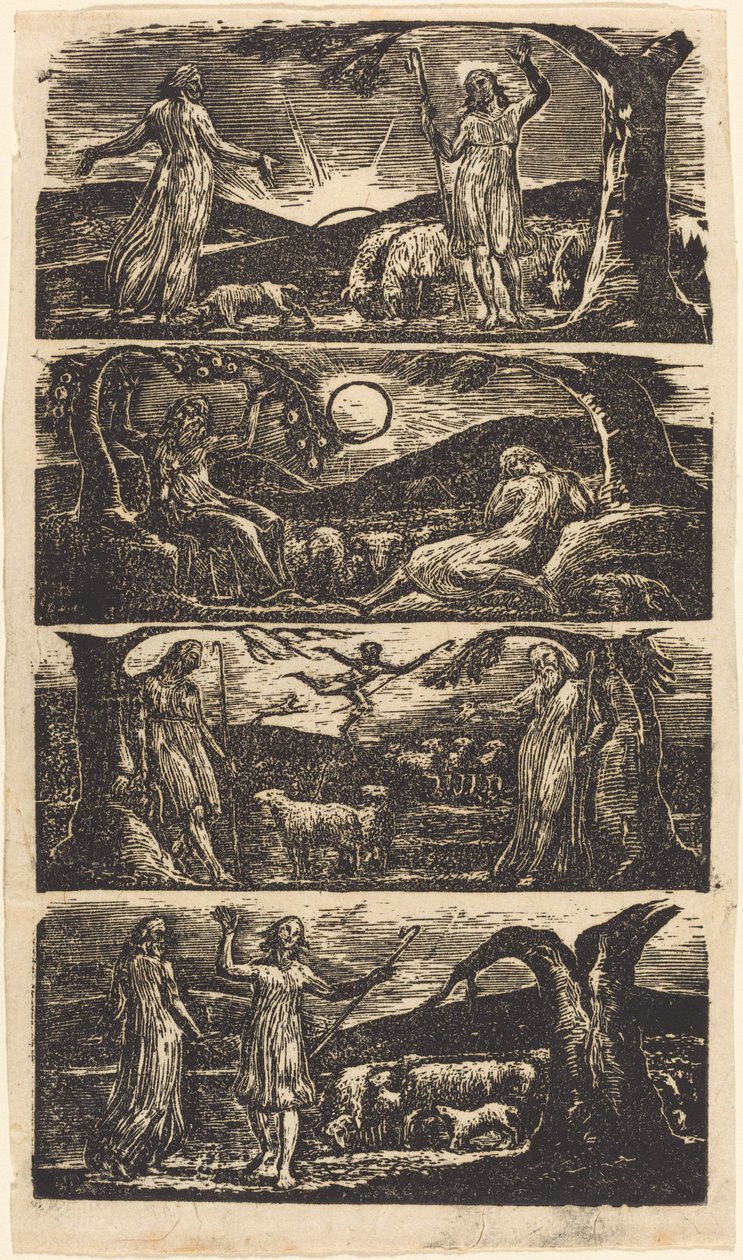 Die Hirtengedichte von Vergil von William Blake