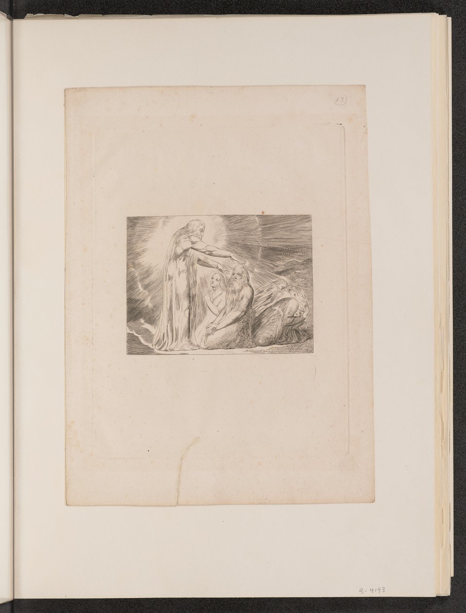 Die Vision von Christus von William Blake