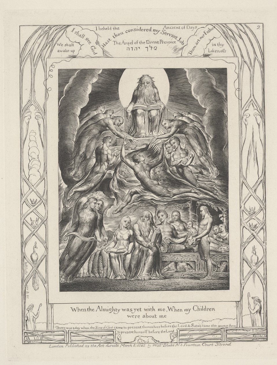 Als der Allmächtige noch bei mir war, als meine Kinder um mich waren von William Blake