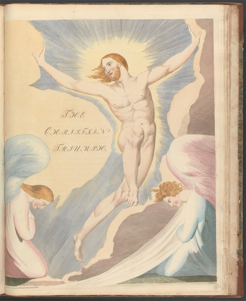 Youngs Nachtgedanken, Seite 65, Nacht die Vierte, "Der christliche Triumph." von William Blake
