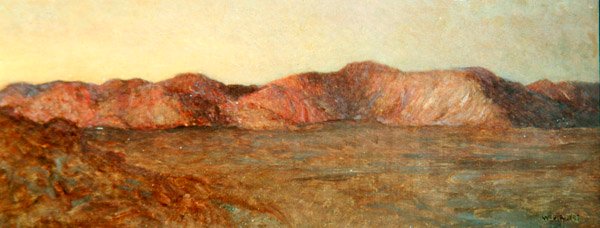 Wüste von El Kab, Abenddämmerung von William Blake Richmond