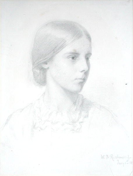 Porträt einer jungen Frau von William Blake Richmond