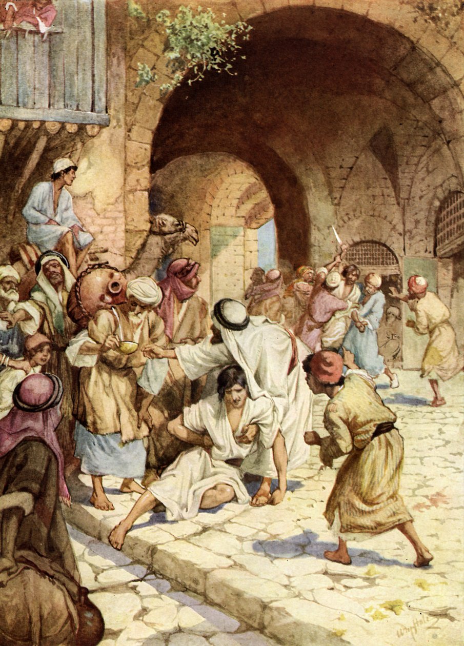 Gründung der biblischen Zufluchtsstadt - Bibel von William Brassey Hole
