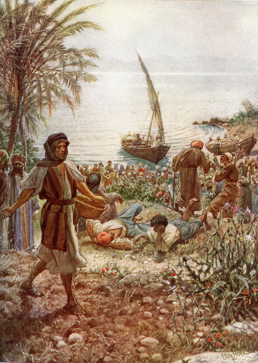 Jesus predigt das Gleichnis vom Sämann von William Brassey Hole