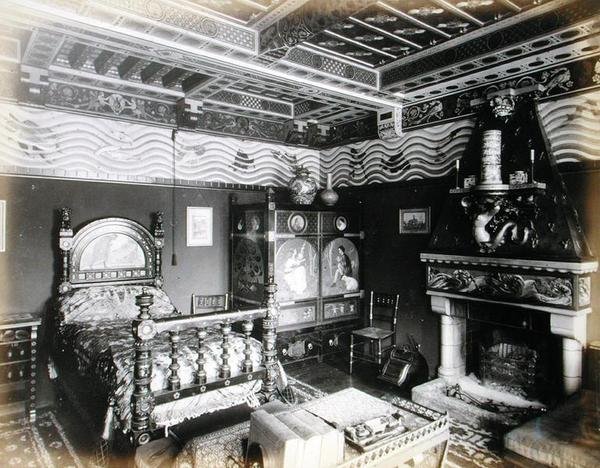 Das Schlafzimmer von William Burges von William Burges
