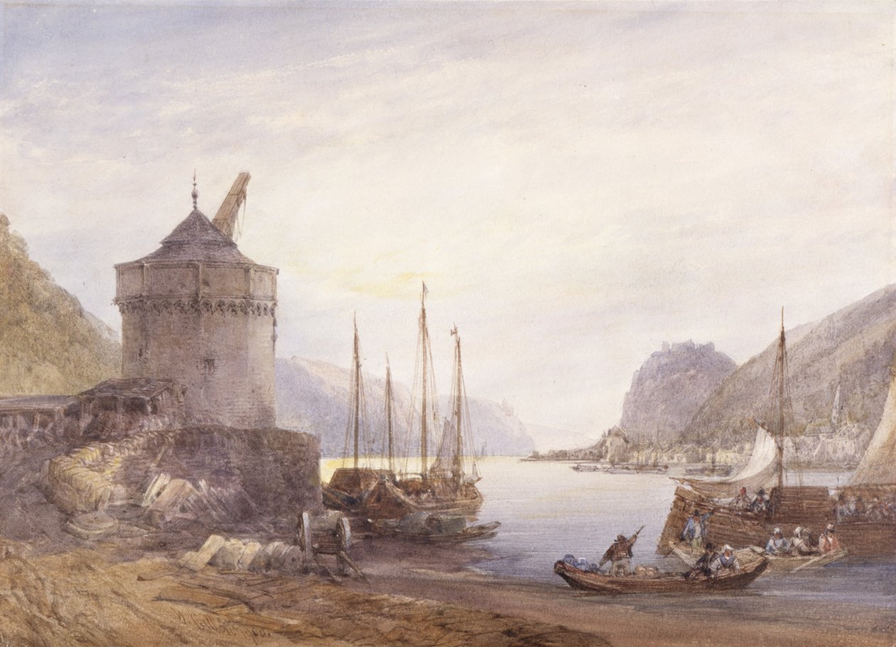 Andernach am Rhein von William Callow