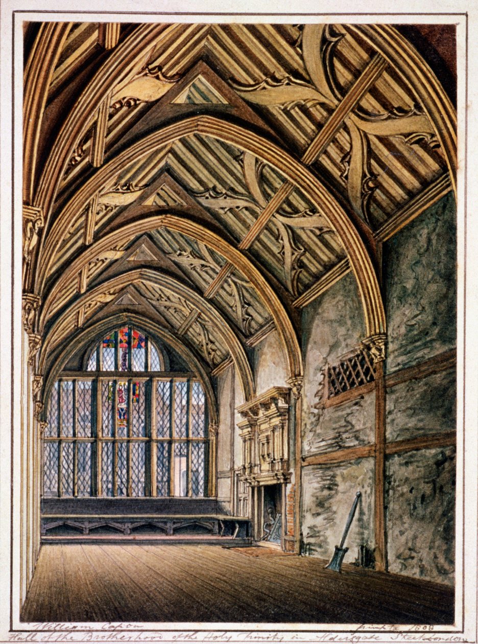 Trinity Hall, London, 1808 von William Capon
