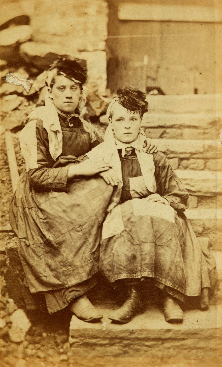 Arbeiter der Tredegar Eisenwerke, Wales von William Clayton
