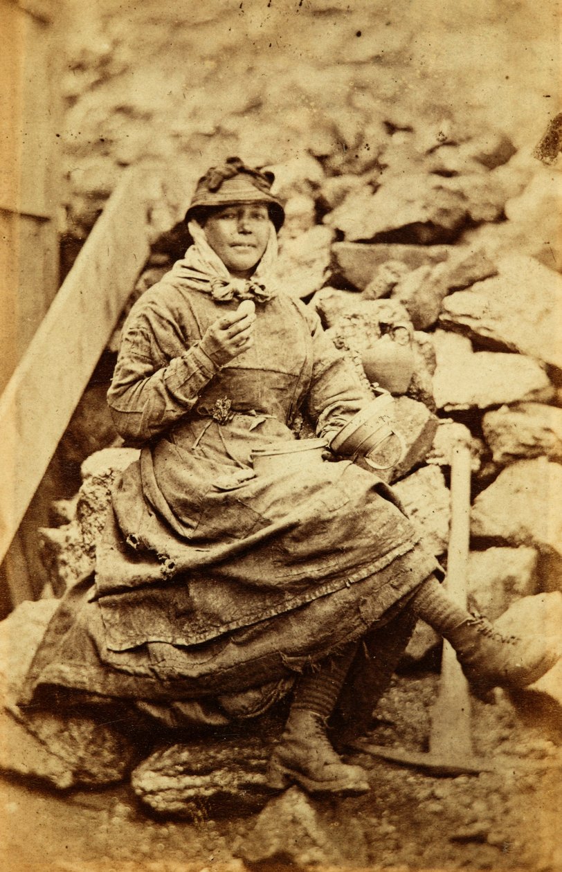 Arbeiter der Tredegar Eisenwerke, Wales von William Clayton