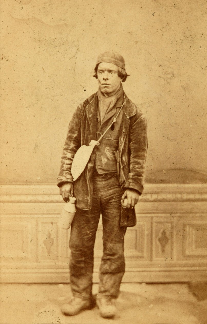 Arbeiter der Tredegar Eisenwerke, Wales von William Clayton