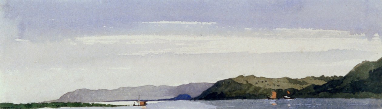Rajmahal-Hügel von oben, Indien, 1843 von William Clerihew