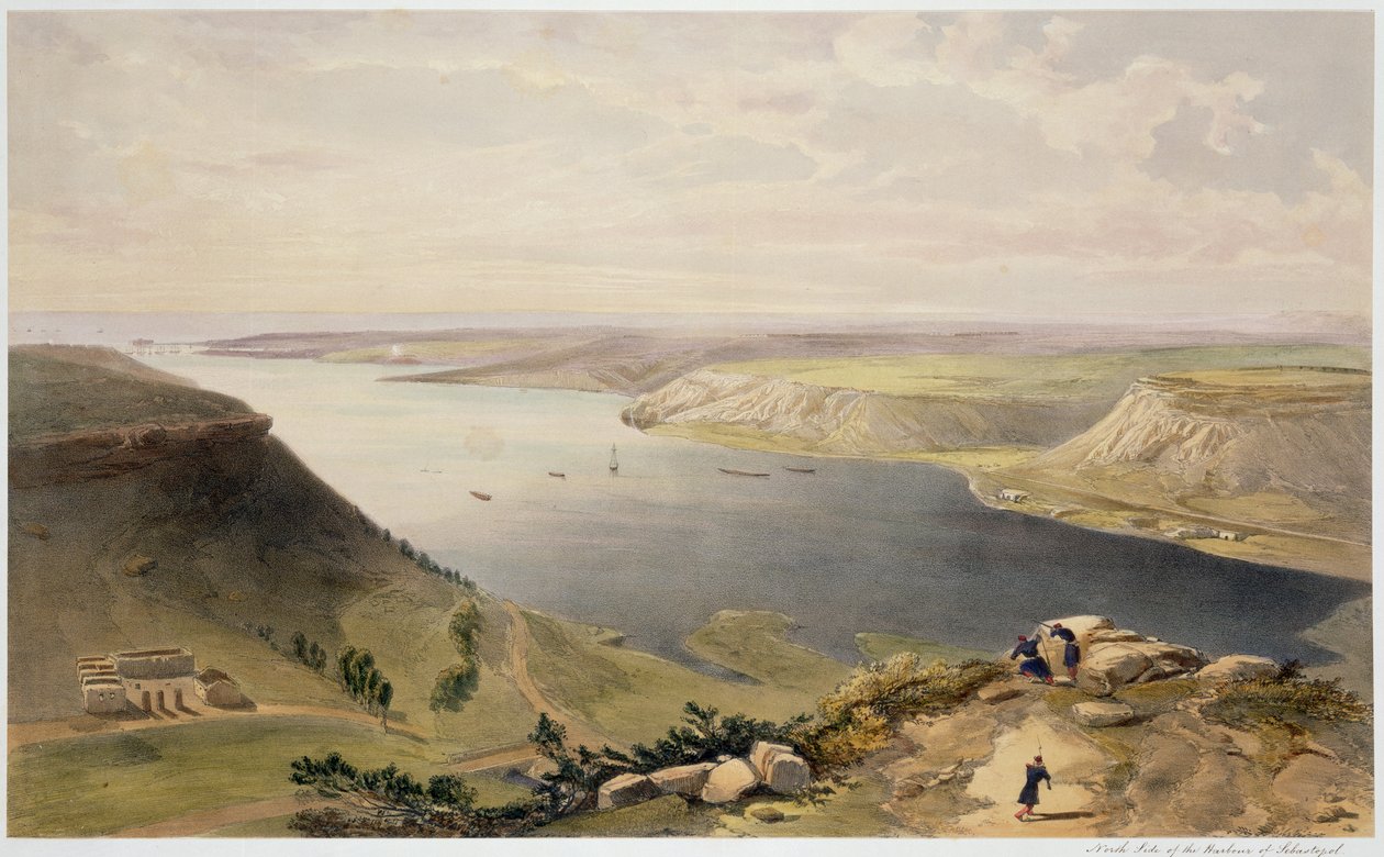 Nordseite des Hafens von Sebastopol, Platte aus 