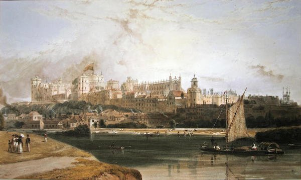 Schloss Windsor von William Daniell