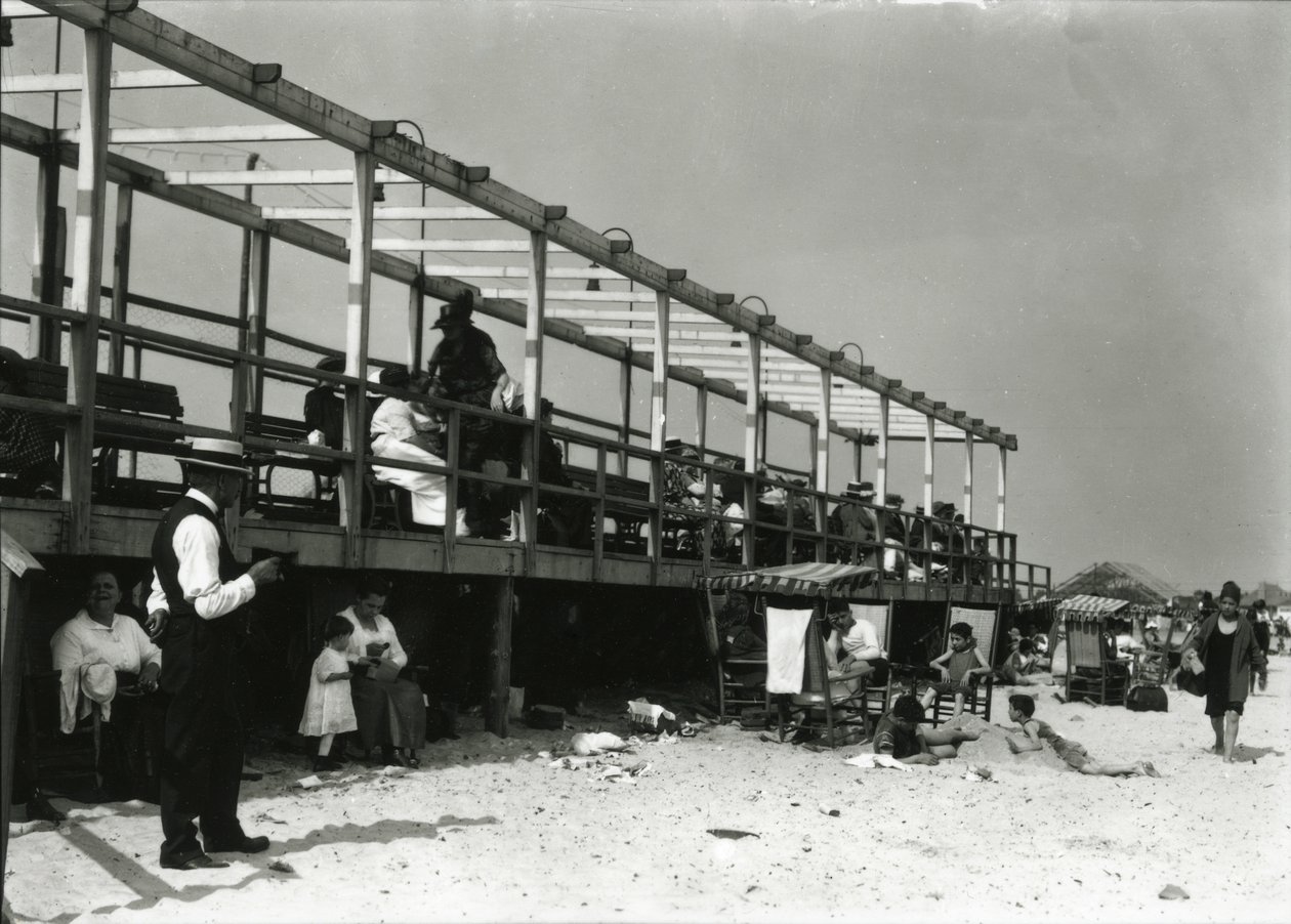 Strandszene, Coney Island, ca. 1910-21 von William Davis Hassler