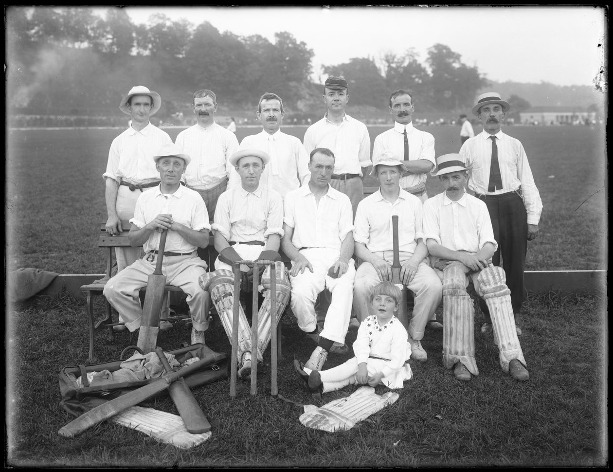 Gruppenporträt des Holdsport Cricket Clubs von William Davis Hassler