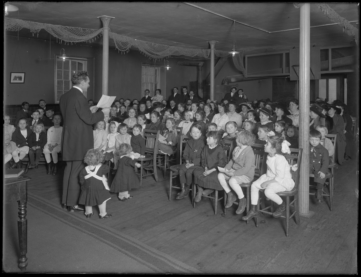 Sonntagsschulklasse in der Baptistenkirche in der 235 E. 83rd Street, New York City, 27. Februar 1916 von William Davis Hassler