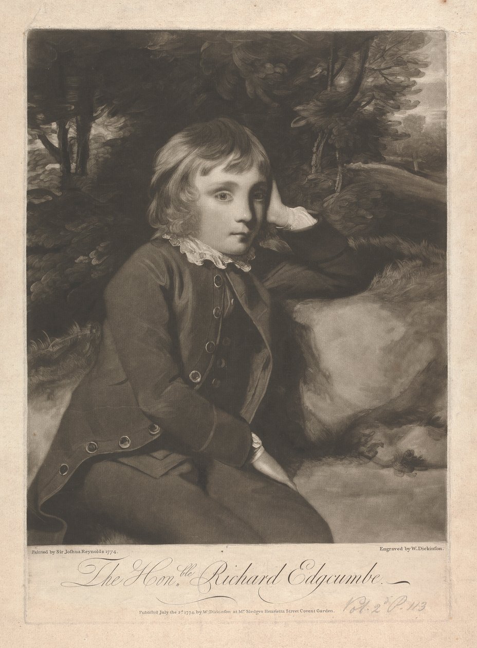 Ehrenwerter Richard Lord Edgcumbe, 1. Baron Edgcumbe von William Dickinson