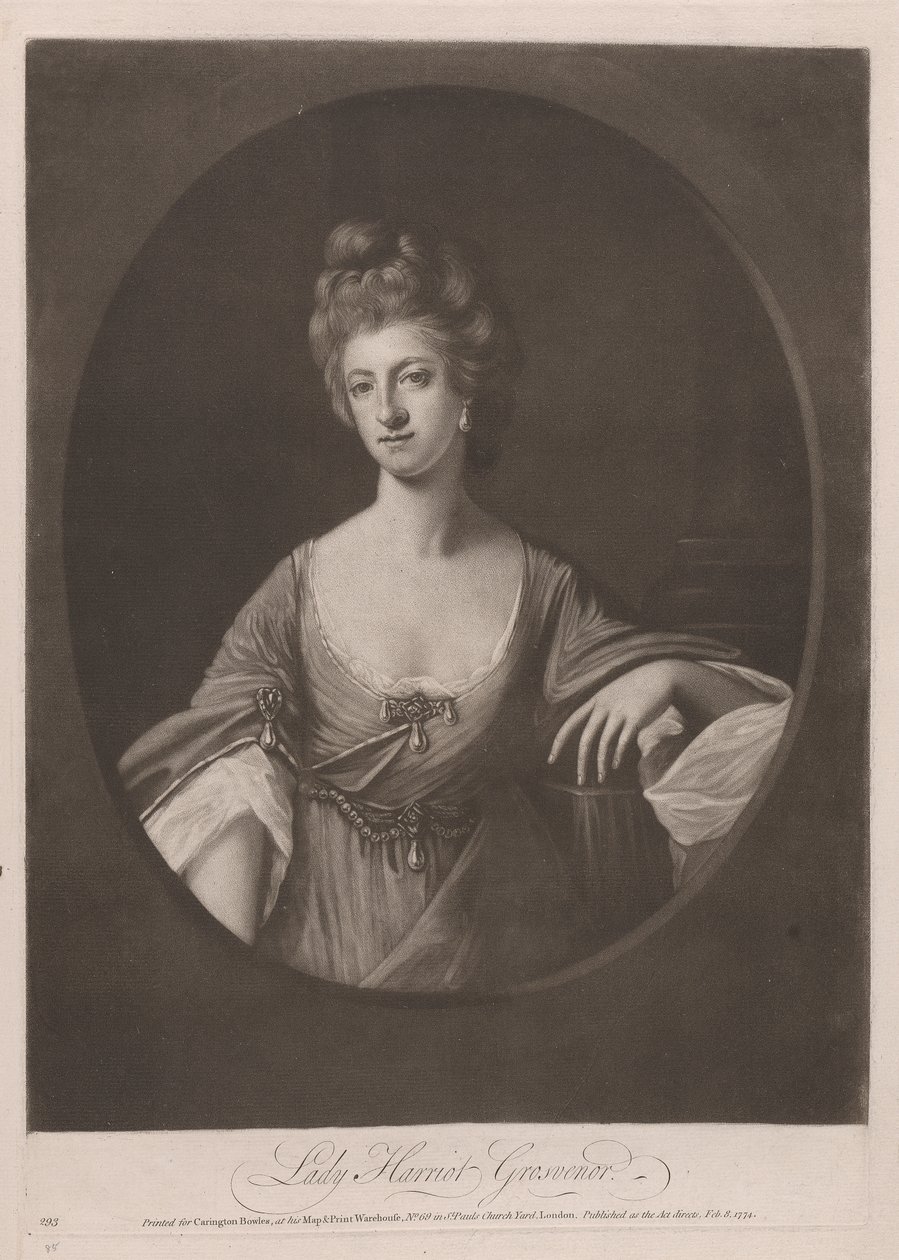 Lady Harriot Grosvenor von William Dickinson