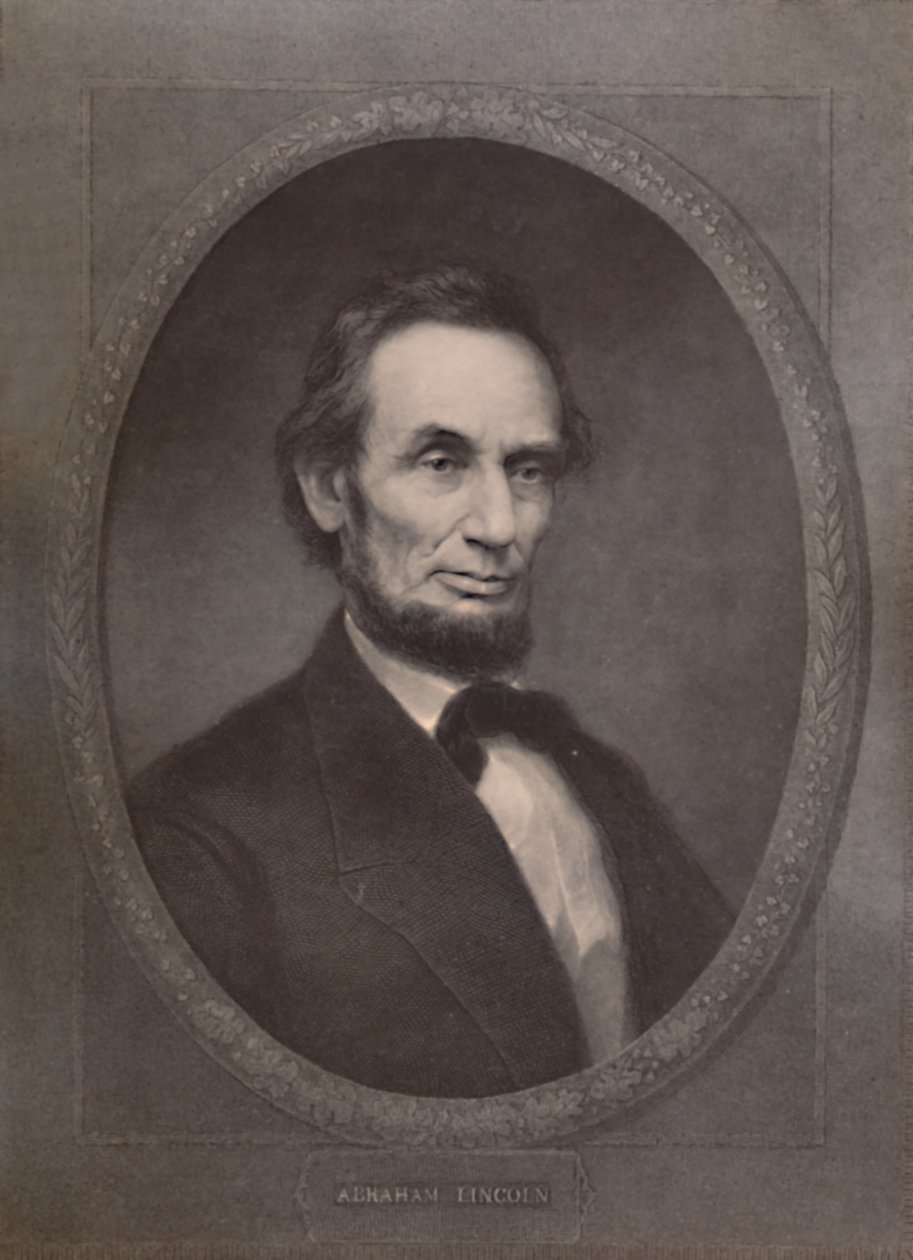 Abraham Lincoln, 16. Präsident der Vereinigten Staaten, 19. Jahrhundert von William Edgar Marshall