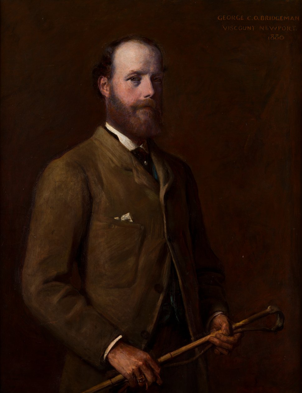 Porträt von George, Viscount Newport, später 4. Earl von Bradford (1845-1915) von William Edward Miller