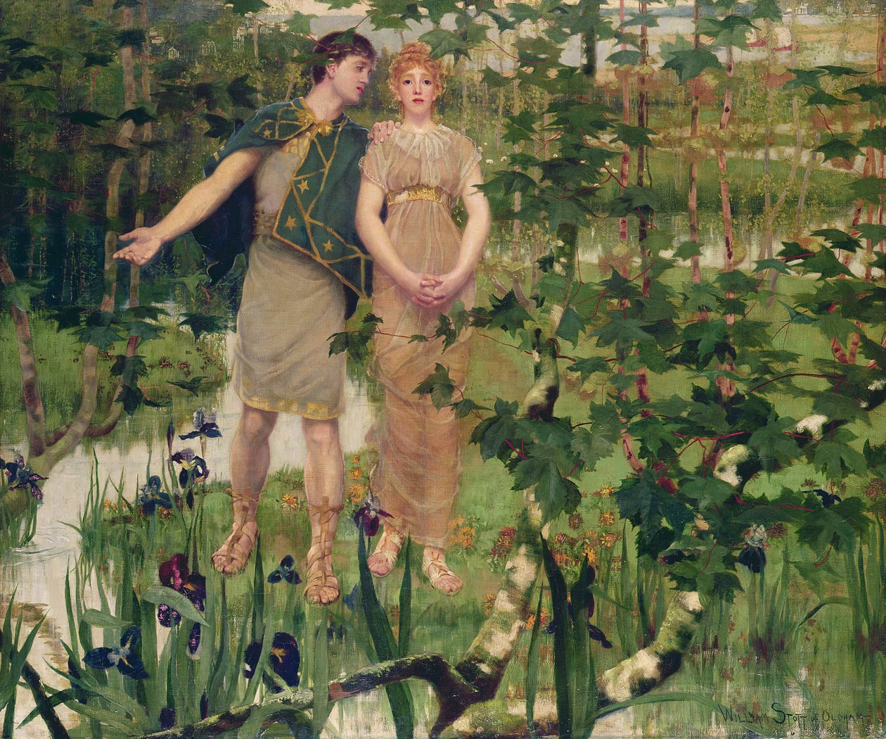 Das glückliche Tal, 1898 von William Edward Stott