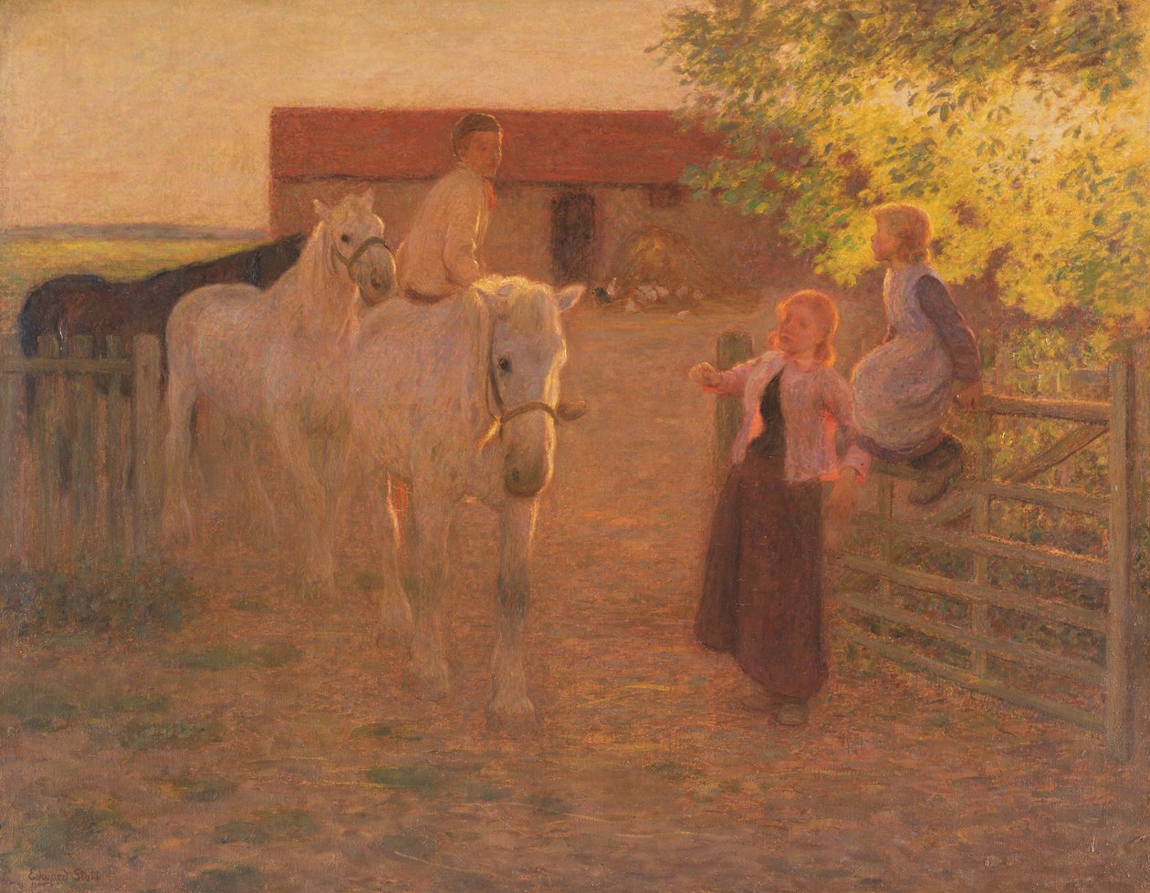Das alte Tor, um 1896 von William Edward Stott