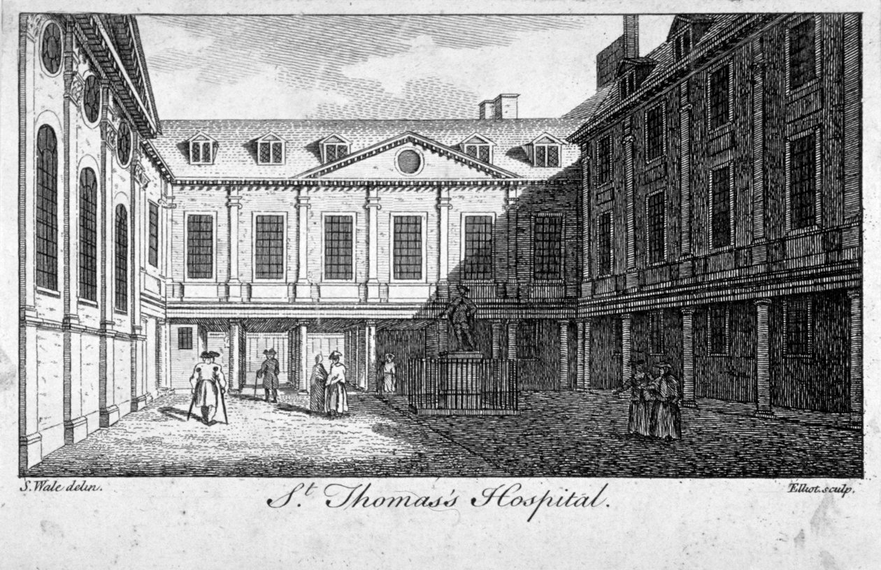Mittlerer Hof des St. Thomas Krankenhauses, Southwark, London von William Elliot