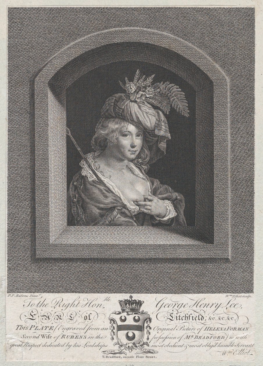 Porträt von Susanna Lunden, Schwester von Helena Fourment, 1763-66 von William Elliot