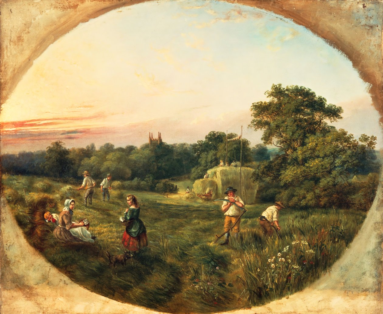 Heuernte auf Mathew