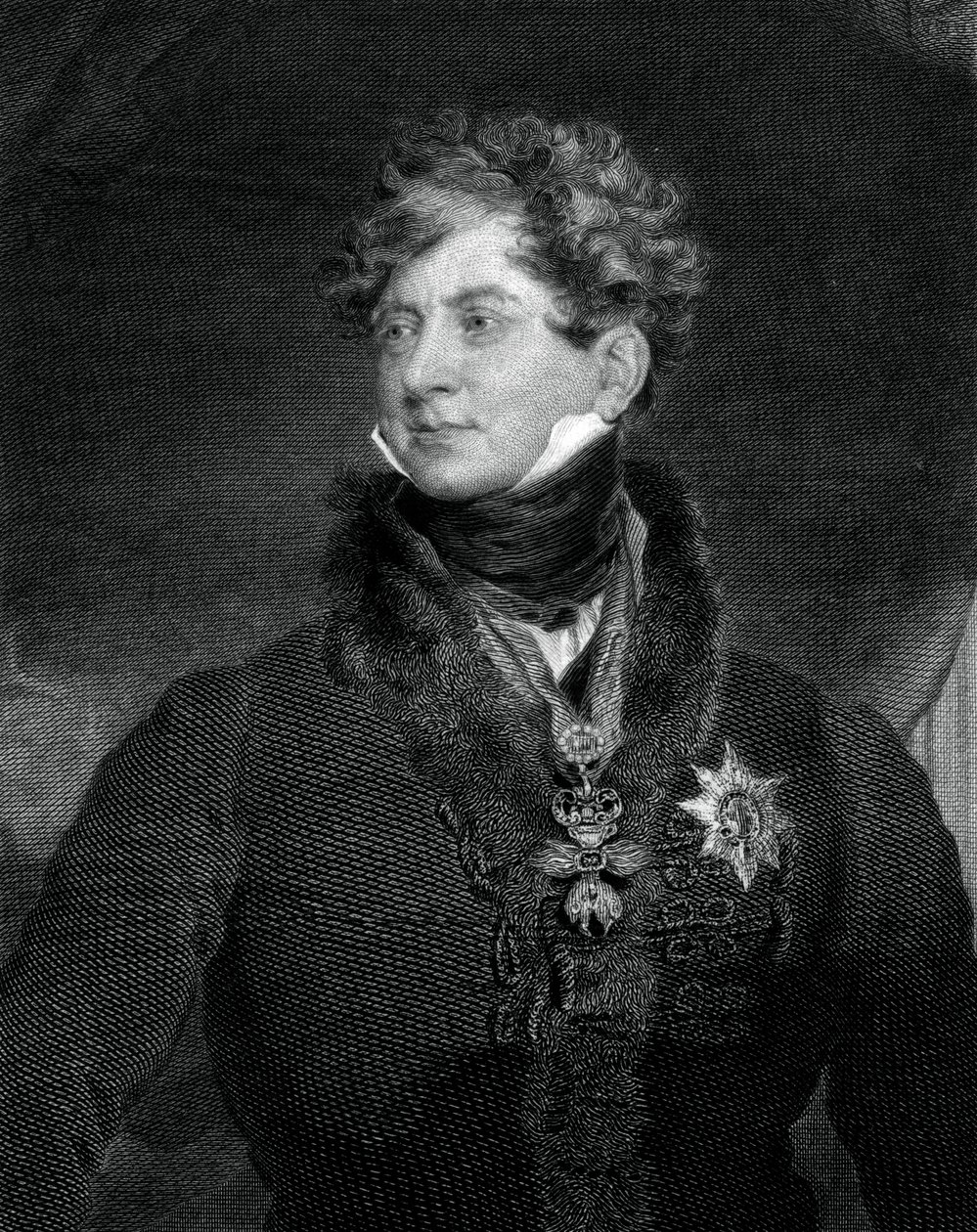 Georg IV., König des Vereinigten Königreichs und Hannover, 1829 von William Ensom