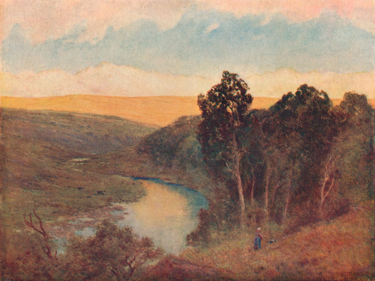 Nachmittagssonne auf den Galloway Hills, ca. 1893 von William Eyre Walker