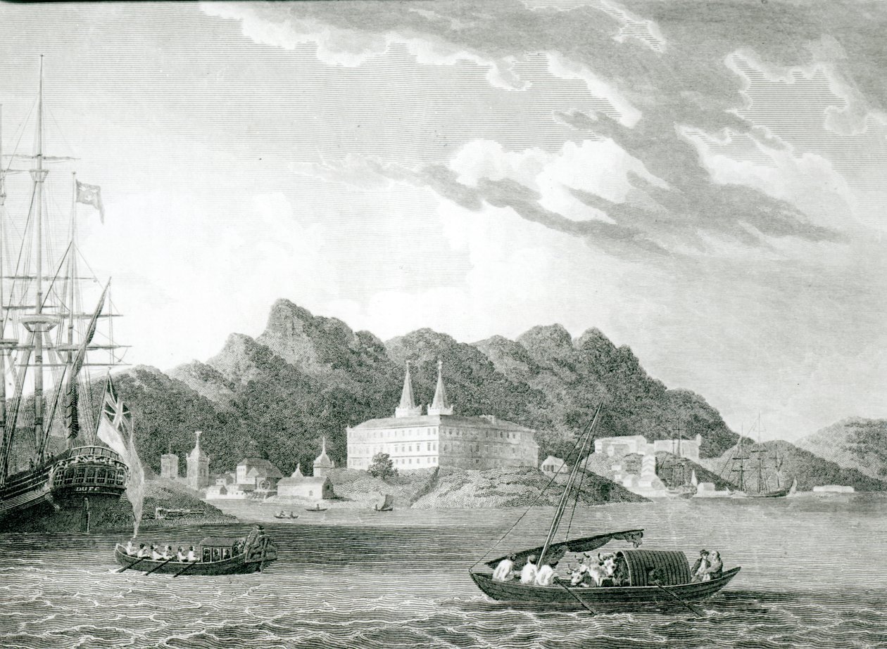 Hafen von Rio de Janeiro mit dem Benediktinerkloster von William F. Wilson