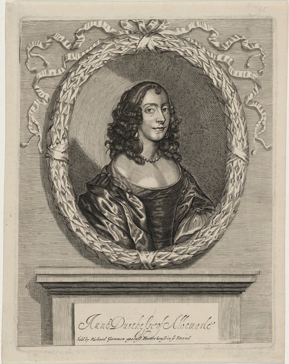 Anne, Herzogin von Albemarle von William Faithorne