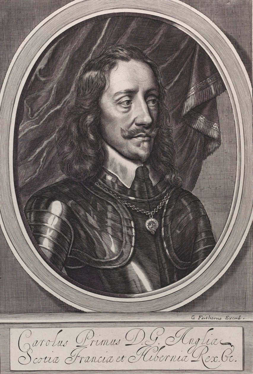 König Karl I., ca. 1658 von William Faithorne