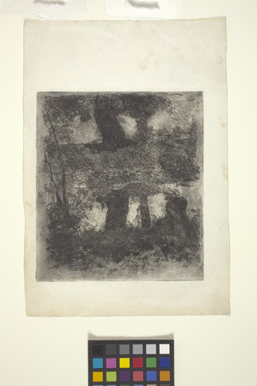 Landschaft mit Faun und Teich (Reflektierte Landschaft) von William Forsyth