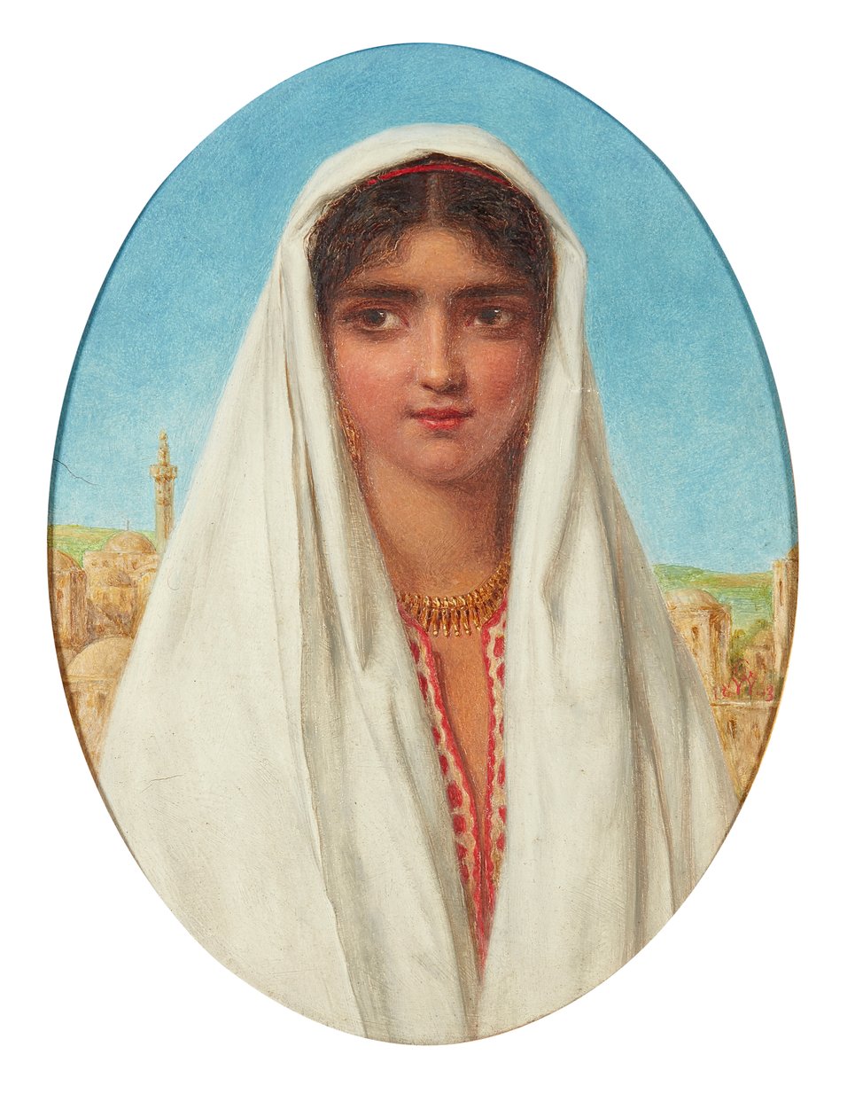 Porträt eines arabischen Mädchens von William Gale