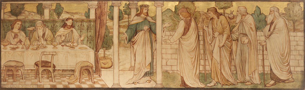 Das Gleichnis vom großen Abendmahl von William George Rich