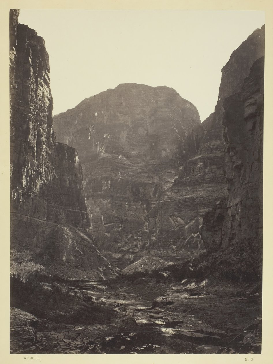 Cañon von Kanab Wash, Colorado River, Blick nach Süden, 1872 von William H. Bell