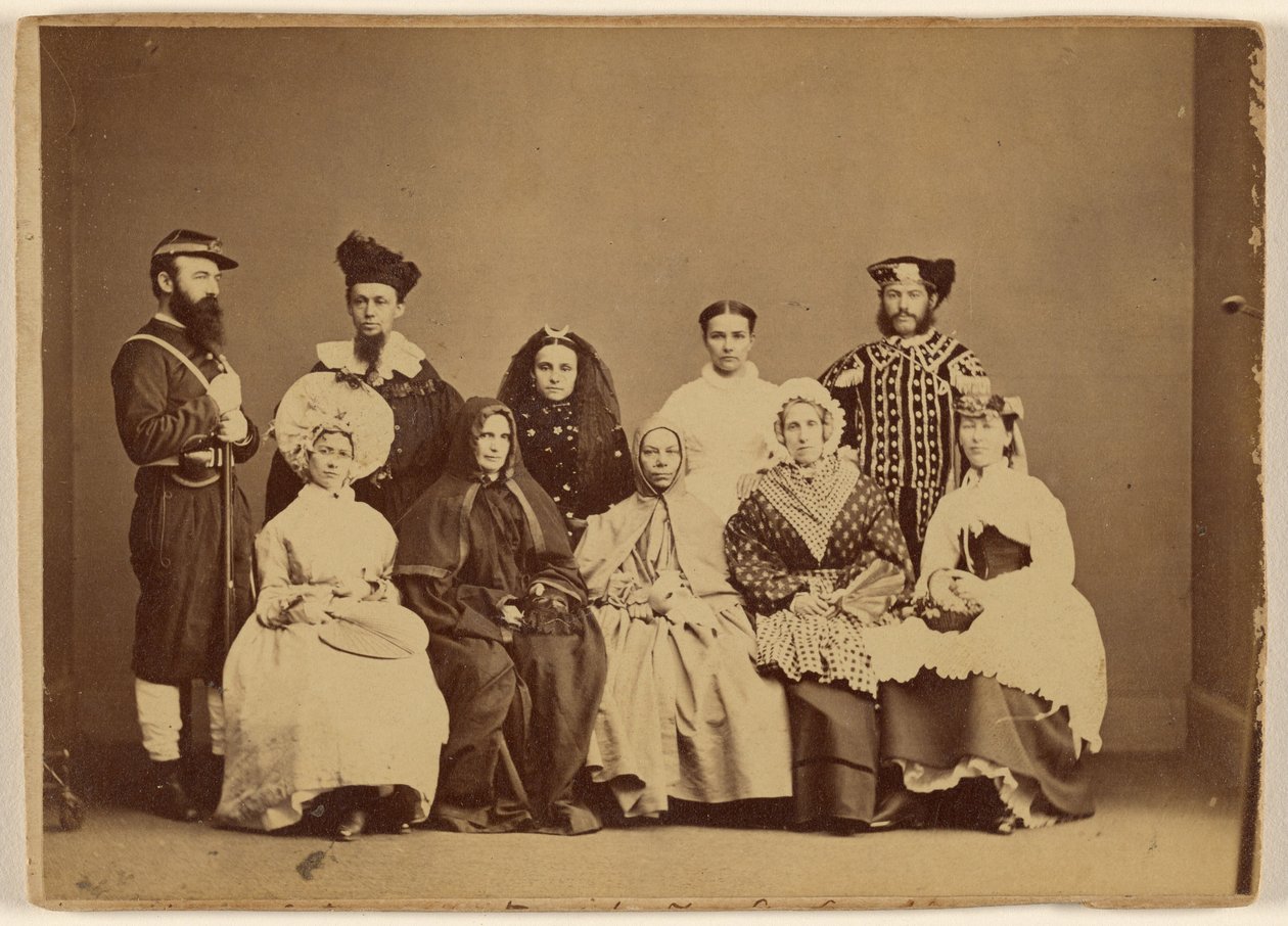 Maskenballbild 18. Februar 1868 - Friendship Hall Phila. von William H. Rhoades