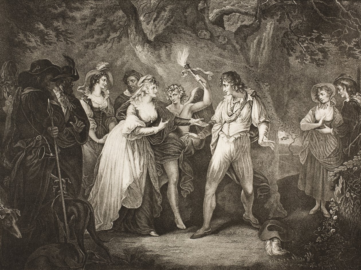 Der Wald, Akt V, Szene IV, aus 