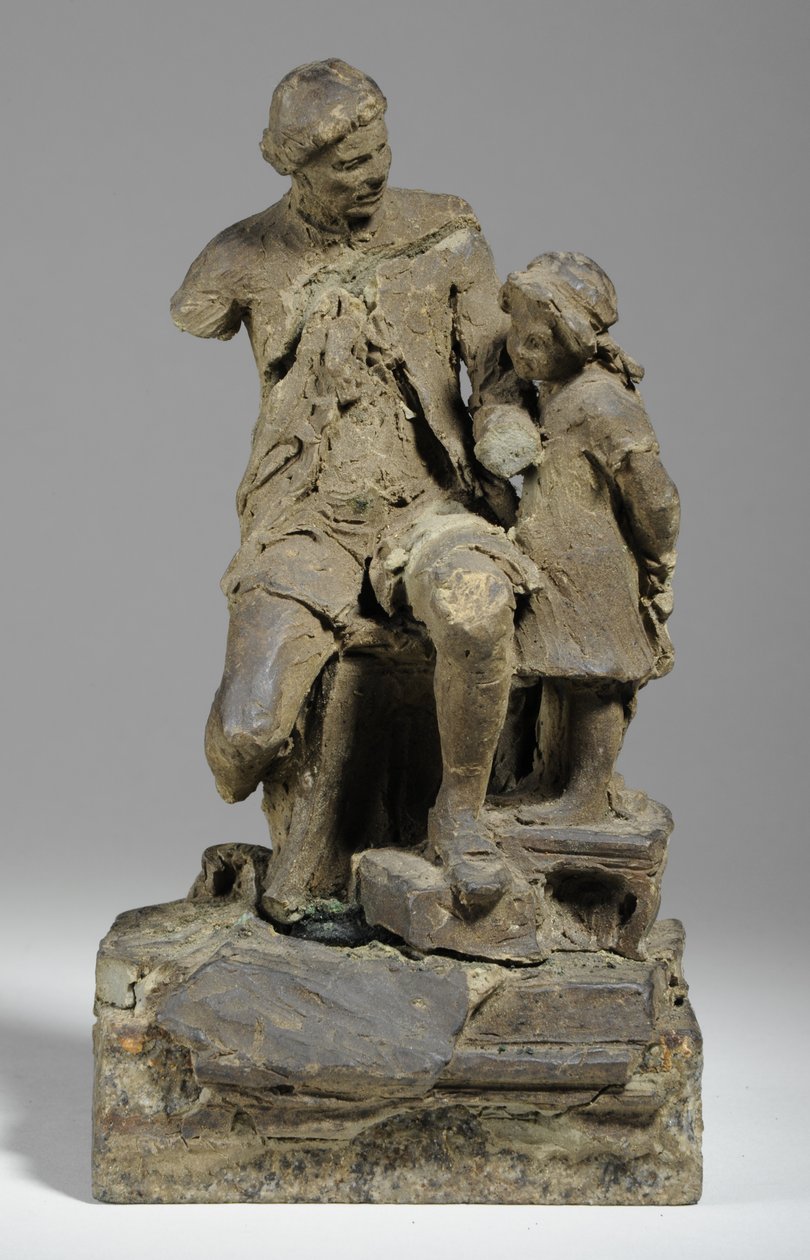 Maquette für Joshua Reynolds mit Kind von William Hamo Thornycroft