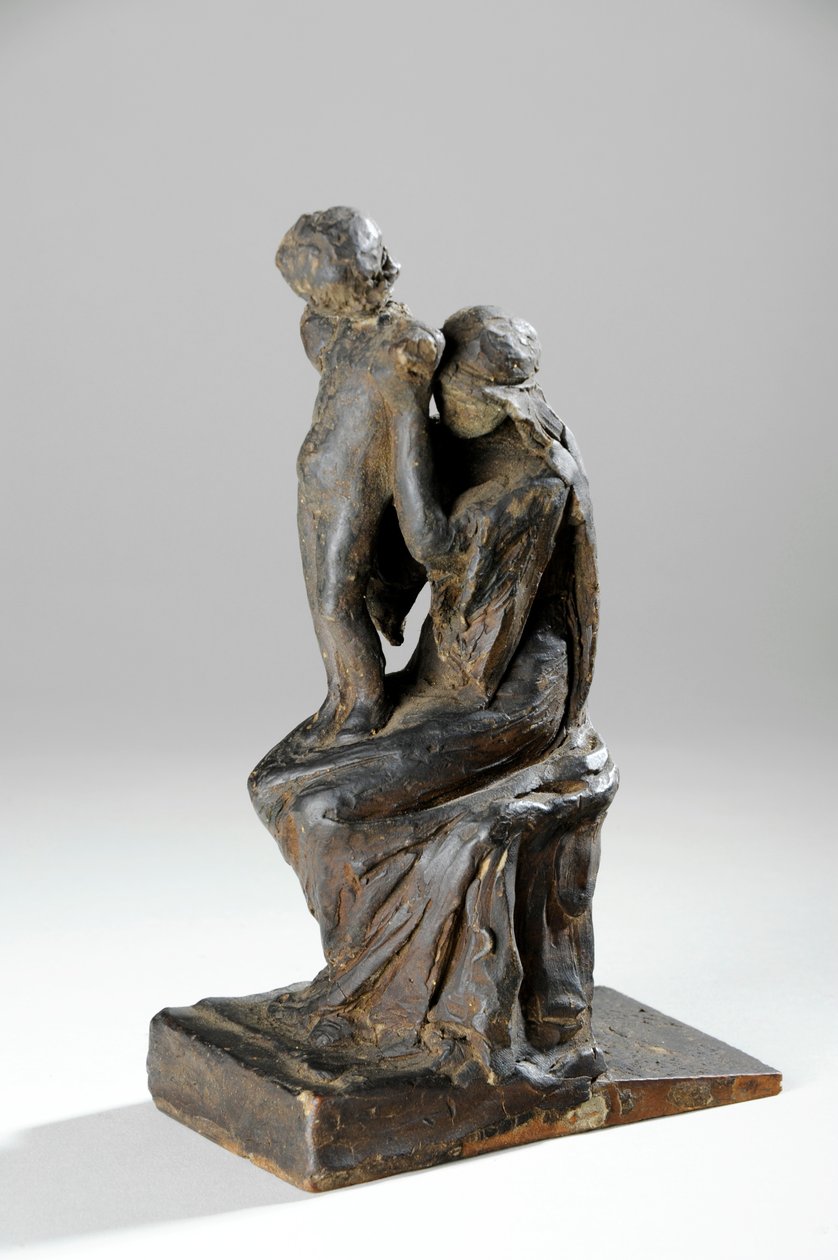 Modell für die Figuren einer Mutter und eines Kindes von William Hamo Thornycroft