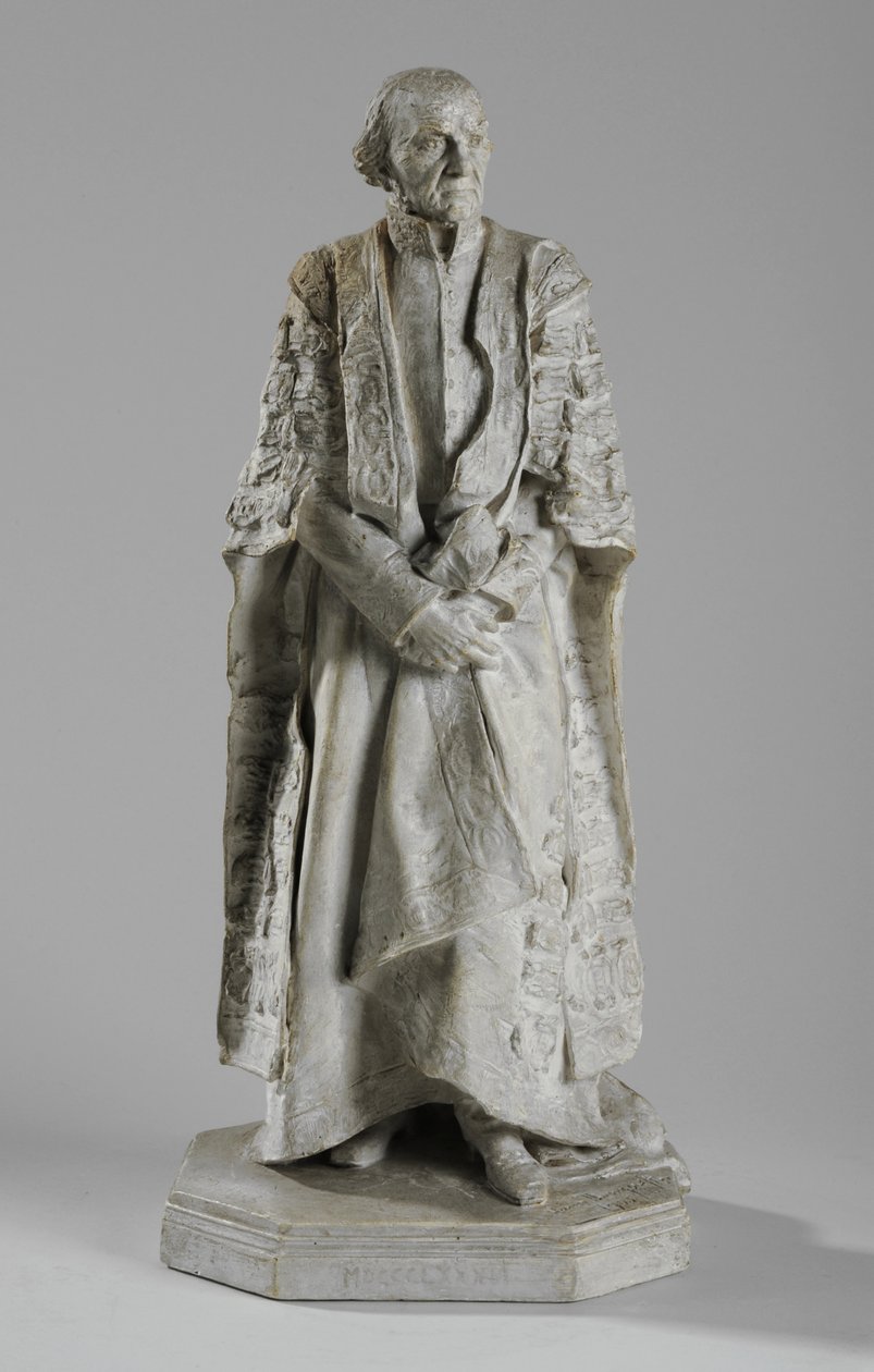 Maquette für die Statue von William Ewart Gladstone am Strand, London, ca. 1905 von William Hamo Thornycroft