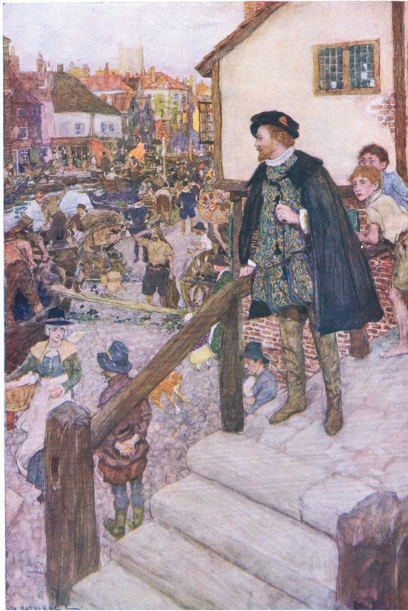 Der größte Engländer (William Shakespeare), aus My Magazine, veröffentlicht 1922 von William Hatherell