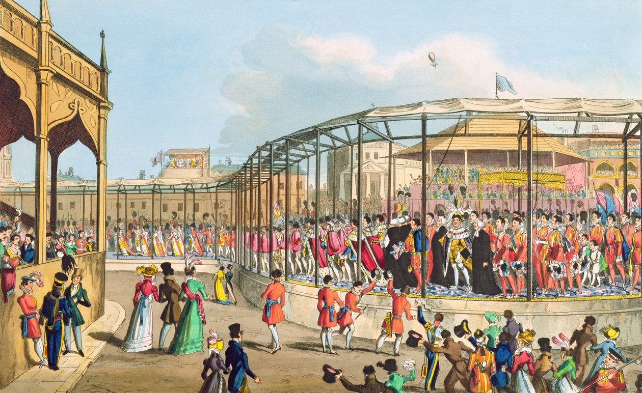 Krönungsprozession von George IV, 1821 von William Heath