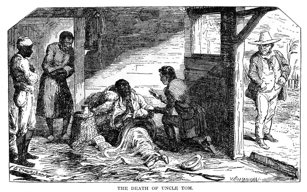 Der Tod von Onkel Tom, aus Onkel Toms Hütte veröffentlicht 1852, 1923 von William Heinemann Ltd