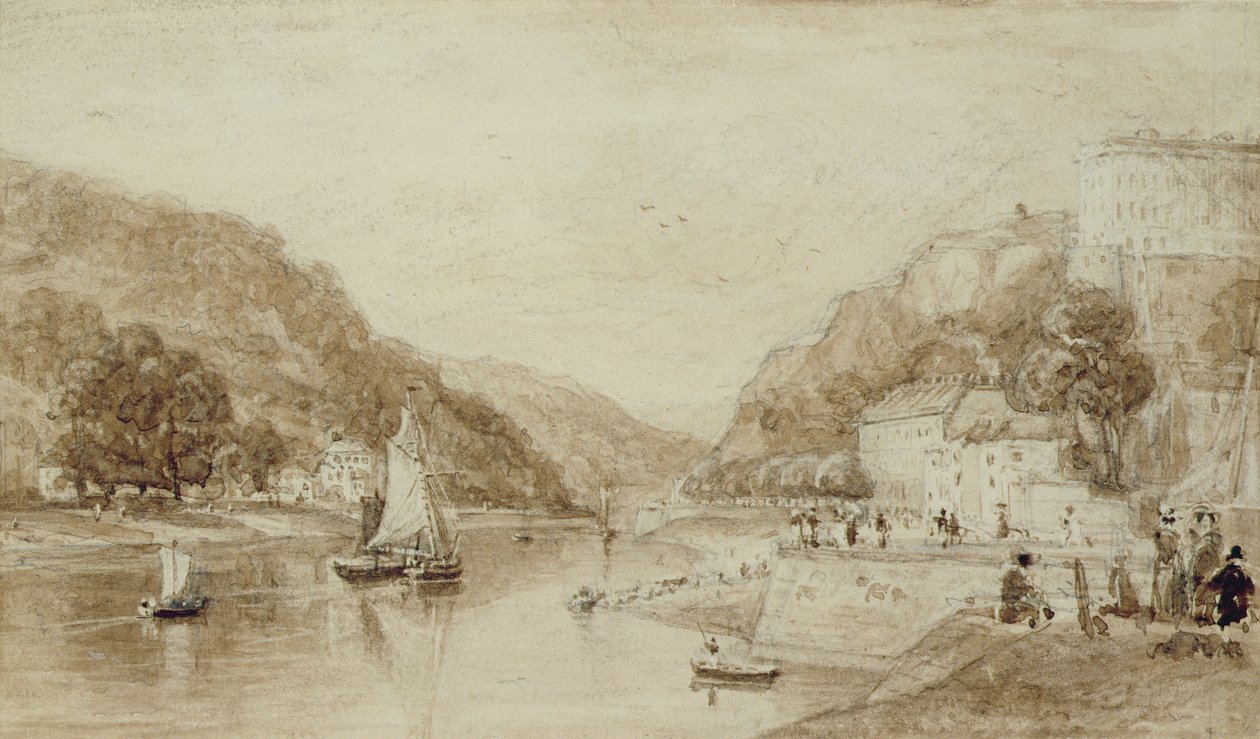 Hotwells bei Bristol von William Henry Bartlett