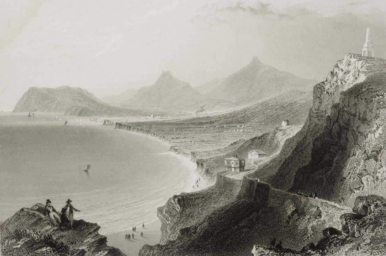 Killiney Bay, County Dublin, Irland, aus 