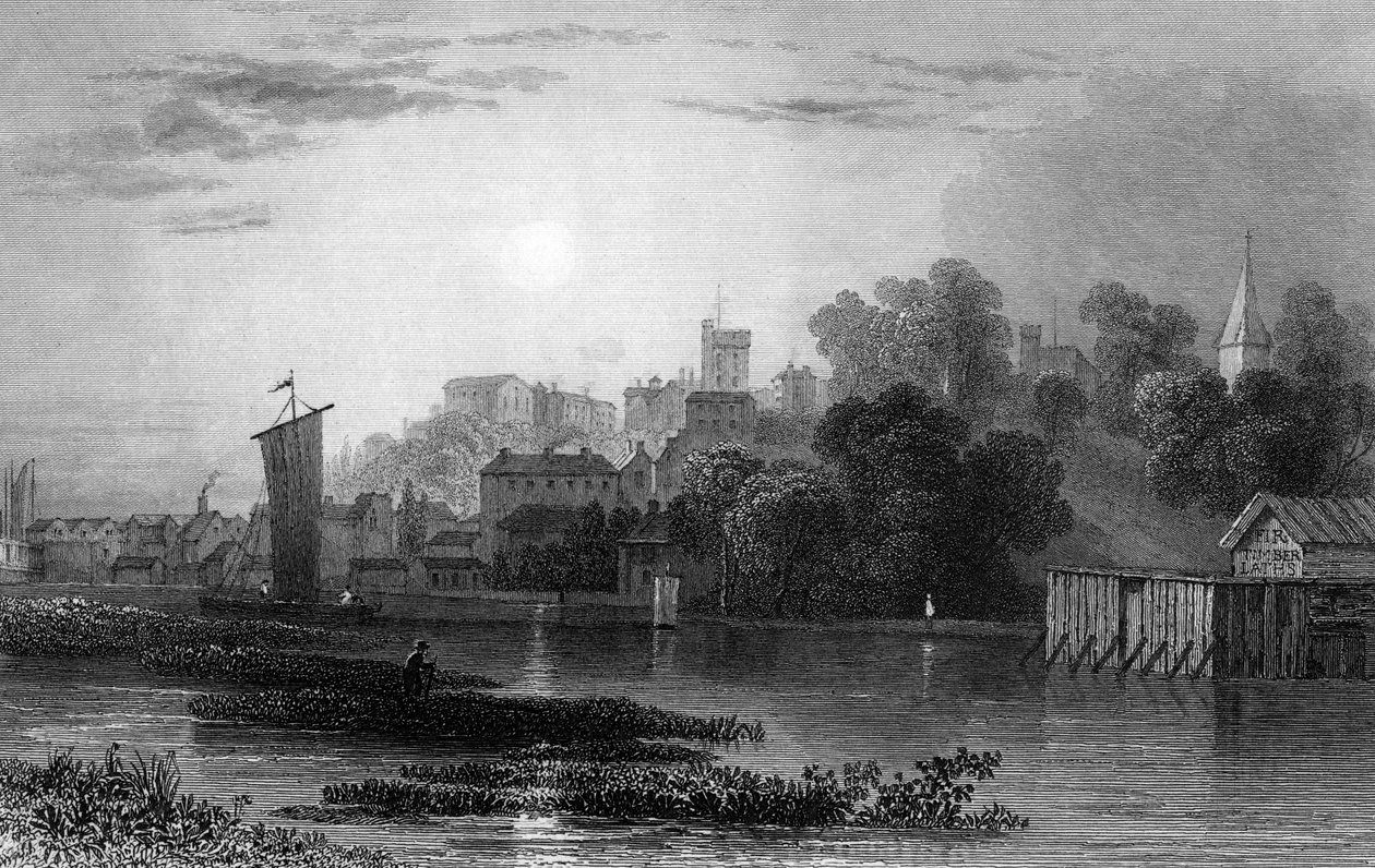 Maldon, Essex, gestochen von Henry Adlard, 1831 von William Henry Bartlett